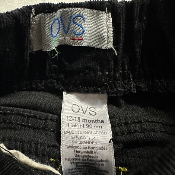 OVS - Stylish Black Kids Cargo Pants with Yellow Details - Picture 2 of 6